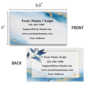 นามบัตรส่วนบุคคลสำหรับการพิมพ์ที่กำหนดเองบนนามบัตรสองด้านขายส่งที่กำหนดเอง - Product Image 3