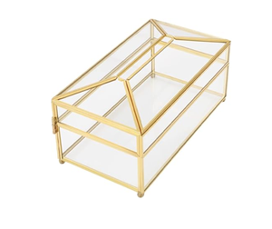 Rectángulo transparente acrílico caja de pañuelos Mesa hecha a mano decorativa proveedor al por mayor caja de pañuelos - Product Image 4