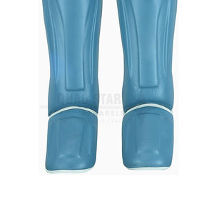 Haute qualité dernière conception MMA sécurité protège-tibia Protection des pieds vente en gros MMA cuir fait protège-tibia - Product Image 4