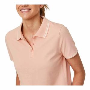 Nueva tendencia de alta calidad para mujer, polos de algodón de Color Beige, las mejores camisetas de polo de tela para mujer - Product Image 5