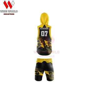 ชุดยูนิฟอร์มฟุตบอลอเมริกันแบบกำหนดเองพรีเมียมสำหรับผู้ใหญ่ พร้อมโลโก้  ชุดเจอร์ซีย์แบบ 7v7 คุณภาพสูง ระบายอากาศได้ดี ซับเหงื่อ - Product Image 2