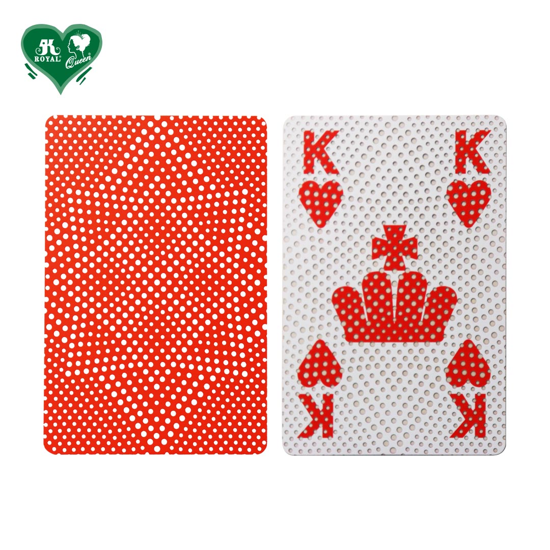 Transparent Plastic Playing Cards with Unique Coating