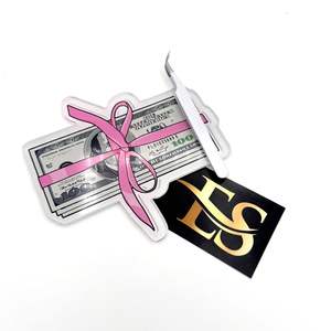 Dollar Bow Nueva llegada Azulejo de pestañas sostenible Personalizar color y diseños Azulejos de pestañas acrílicas Placa Azulejo de fabricación de pestañas - Product Image 2