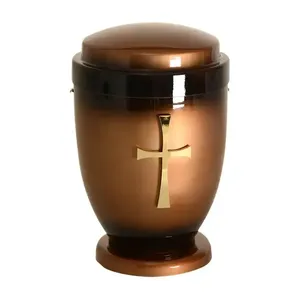 Urne en acier inoxydable de haute qualité pour les cendres humaines, solide, sécurisée et résistante aux intempéries, conçue pour une conservation durable des cendres - Product Image 3