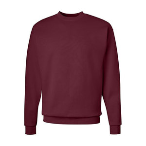 Sudaderas de algodón 100% de algodón pesado para adultos Sudadera de cuello redondo de manga larga nueva - Product Image 1