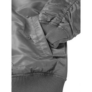 Chaqueta Bomber de Invierno para Hombre, 100% Poliéster, de Alta Calidad, con Cuello Alto, Logotipo Frontal, Impermeable, con Capucha, Relleno de Secado Rápido - Product Image 3