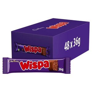 Cadbury Wispa chocolate <b>Bars</b> - 36g (Box of 48) - Product Image 1