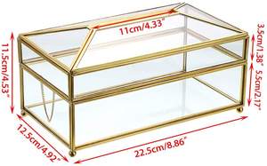 2025 HandmadeGlass And Brass <b>Tissue</b> <b>Box</b> And <b>tissue</b> Dispenser At Wholesale Rate - Product Image 6