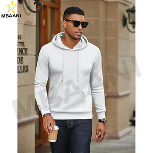 Sweat-shirt à capuche décontracté en polaire avec cordon de serrage et poche kangourou - Product Image 5