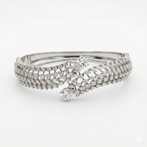 Pulsera de Plata de Ley con Diamantes de Moissanita, Elegancia Clásica, Joyería Premium - Product Image 3