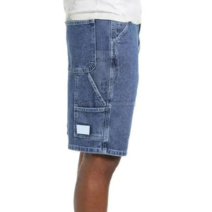 Pantalones Cortos de Mezclilla para Hombre, Estilo Nuevo, Hechos a Medida, Transpirables, Casuales de Verano, Corte Recto, Cintura Media, Color Sólido, Hechos en Pakistán - Product Image 4