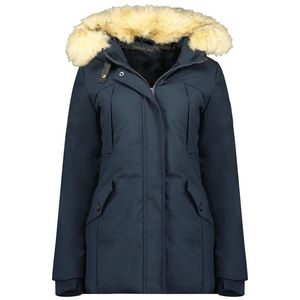 Parkas d'hiver pour femmes de haute qualité et tendance, respirantes, couleur unie, chaudes, à capuche, décontractées, fermeture éclair, doublure en laine avec OEM - Product Image 5