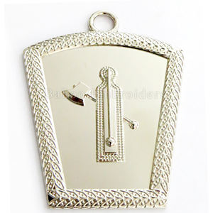 COLLAR OFICIAL MARCA MASÓNICA JOYA CHAPADO EN PLATA-MARCA REGULACIÓN INGLESA JOYA-REGISTRADOR - Product Image 3