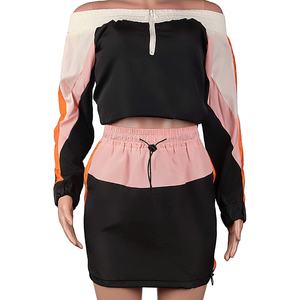 Conjunto Deportivo Cortavientos para Mujer, 2 Piezas, Pantalones Cortos de Cintura Alta con Botones, Tallas Grandes, Ropa Urbana, Impermeable, 100%, 2026 - Product Image 4