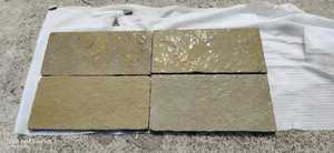 Losas de pavimentación de piedra caliza amarilla Tandur natural, patrón francés, piedra india, jardín al aire libre, Patio, adoquines, azulejos caídos - Product Image 2