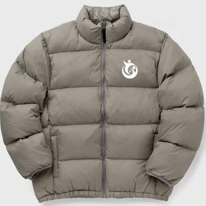 Chaqueta de esquí bomber de invierno para hombre CardiacSports, corte ajustado, estampado por transferencia térmica, color liso, con capucha, cuello alto, frontal negro, estilo urbano. - Product Image 6