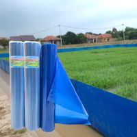 Rouleau de clôture de ferme en plastique PE de haute qualité | Filet de barrière anti-rat avec fentes en bambou pour la protection des rizières
