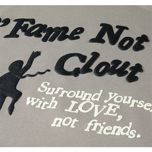 Nouveaux sweats à capuche pour hommes avec impression en relief, sur mesure, respirants, de haute qualité, impression en relief pour hommes, prix de gros - Product Image 5