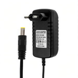 EU Power <b>Adapter</b> AC 100-240V to DC 24V 1.5A 5.5 X 2.1mm 1.2m Nylon Cable - Product Image 2