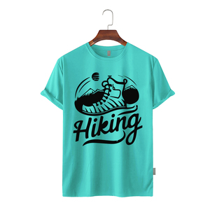 T-shirt décontracté pour homme grande taille, été 2026, léger, tricoté, 100 % coton, respirant, écologique, séchage rapide, col rond, manches courtes, devant uni - Product Image 6