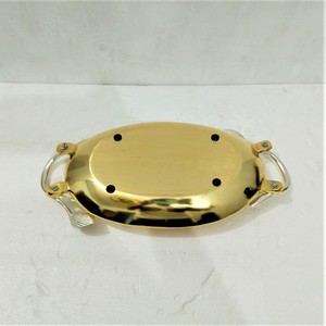 VISHAL HANDICRAFT Latest Design Handmade Customizable Stainless Steel Serving <b>Tray</b> Custom Logo OEM/ODM Available Various Sizes - Product Image 4