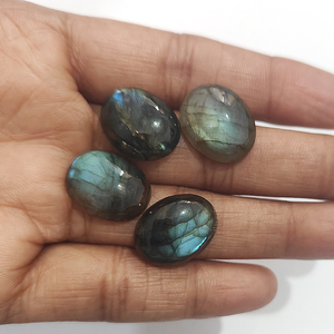 4 Piezas de Labradorita Gris Natural de 18x14mm, Cabujón Ovalado de 45.65 Quilates, Iroc Sales, Gema de Alta Calidad de África, US$15.65 - Product Image 5