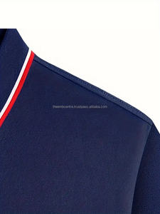 Nueva Camiseta de algodón de verano a la moda para hombre, ropa deportiva informal de manga larga, polos Unisex ajustados, polos para hombre - Product Image 3