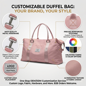Bolsa de Deporte Elegante Personalizada <span class=keywords><strong>para</strong></span> <span class=keywords><strong>Mujer</strong></span>, <span class=keywords><strong>para</strong></span> Baile y Natación, con Cierres Suaves y Resistentes, Bolsa de Viaje Rosa <span class=keywords><strong>para</strong></span> Adolescentes, Deportes Escolares - Product Image 2