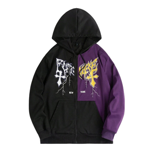 Sweat-shirt à capuche décontracté pour homme, 100 % coton épais, personnalisé par le fabricant, style streetwear hiver, vêtements d'extérieur - Product Image 5