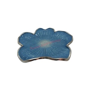 Plateau de service martelé en acier inoxydable de haute qualité de forme rectangulaire avec poignées d'illustration de branche - Product Image 5