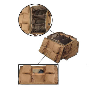 Bolsa de rango táctico duradera de gran capacidad para viajes al aire libre Duffel Gym Carrier con forro de poliéster para uso en el gimnasio - Product Image 4