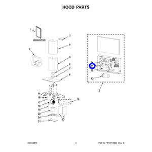 Filtre de hotte électrique XPARTCO W10711017 en acier inoxydable pour hottes de cuisine - Product Image 3