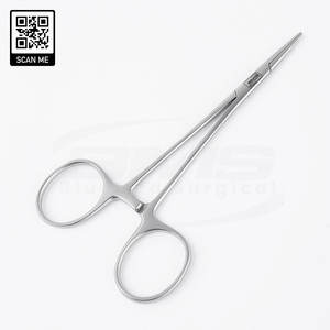 Pinzas Hemostáticas Halsted para Arterias, Rectas, con Mordazas Serradas, Reutilizables, de Acero Inoxidable, Manual, Médico-Quirúrgicas, ISO13485 - Product Image 1