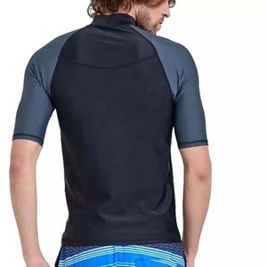 OEM High Quality Embroidery Logo Comfortable Breathable Cotton Polyester New Design Gym Wear Rash Guard Jersey Fabric - Product Image 5