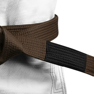 Cinturón de BJJ Personalizado de Última Tendencia con Franjas Bordadas de Grado, 100% Algodón, Accesorio Personalizado para Gi de MMA, Entrenamiento de Artes Marciales - Product Image 6