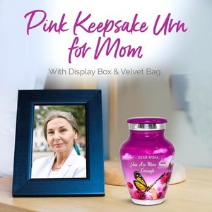 Urna de recuerdo para mamá Cenizas Mujer-Pequeña para cenizas Recuerdo Mamá con caja y bolsa-Urna de madre hecha a mano-Honor Your Loved - Product Image 2