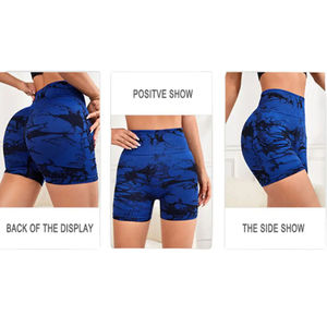 Pantalones cortos deportivos transpirables de longitud corta para mujer, pantalones cortos informales para entrenamiento y correr, pantalones cortos de yoga, venta al por mayor - Product Image 6