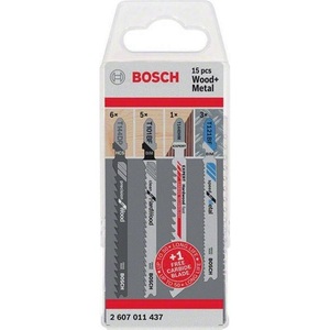 Jeu de lames de scie sauteuse pour le bois et le métal par Bosch - Product Image 1