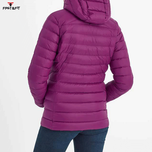 Chaqueta Bomber Larga para Mujer, Hecha a Medida, Profesional, Rellena de Algodón, Transpirable, con Cierre de Cinturón - Product Image 2