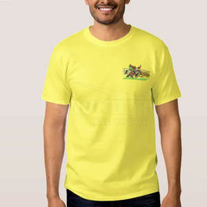 Camiseta bordada de nuevo estilo de alta calidad superventas diseña la tuya con bajo MOQ hecho de 100% algodón - Product Image 1