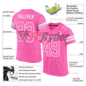 Maillot de football américain Prix bon marché Maillot de football américain professionnel de sport séchage rapide en polyester respirant - Product Image 2