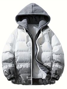 Veste matelassée pour homme, confortable, rembourrée, manteau d'hiver chaud, protection imperméable, coupe-vent, élégante, vêtements de sport de plein air, broderie personnalisée - Product Image 6