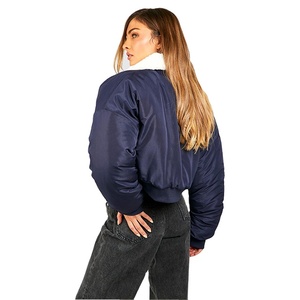 Vestes d'hiver 2026 en gros pour femmes, grandes tailles, coupe régulière, confortables, chaudes, style streetwear, unies - Product Image 3