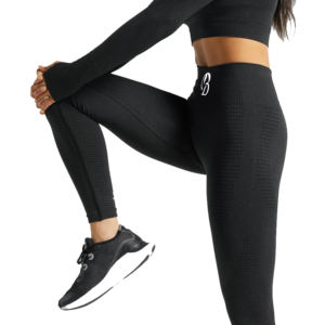 Custom Logo <b>Women's</b> <b>Compression</b> <b>Tights</b> Yoga & Gym Leggings Mid Waist Stretch Eco-Friendly for Girls - Product Image 4