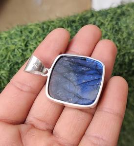 Labradorite Gemstone Pendentif Bijoux Pour Femmes Argent Style Boho Bijoux Argent Sterling 925 Tendance Pendentif Fait Main Cadeau Pour - Product Image 4