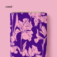 Tissu imprimé numérique en voile 100% coton, motifs nœuds et fleurs, faible MOQ, commande personnalisée, vente en gros FAI