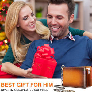 Portefeuille en cuir de qualité supérieure, design tendance, populaire, de marque, personnalisable avec nom - Product Image 5