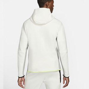 Sweat à capuche zippé personnalisé de haute qualité pour homme, motif uni, coupe-vent, écologique, idéal pour l'hiver et le streetwear - Product Image 3