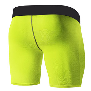 Wholesale Custom Logo & Design Solid <b>Men</b> <b>Compression</b> <b>Shorts</b>-Eco-Friendly Breathable Spandex/Polyester Workout <b>Shorts</b> - Product Image 2