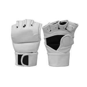 Gants de grappling pour hommes et femmes, entraînement, sparring, cuir, Muay Thai, MMA, kickboxing, gants de frappe lourds pour adultes, mitaines, coussin de frappe - Product Image 4
